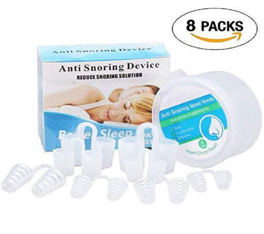 8PCS /set Snoring Solution Anti Snoring Devices Professional Snore Stopper Nose Vents Snore Nasal Dilators For Better Sleep