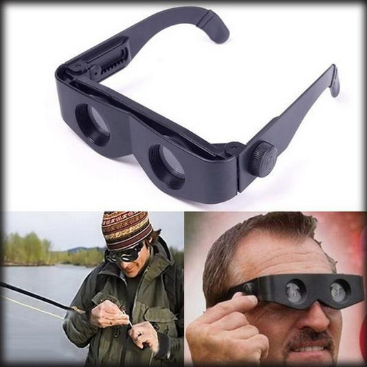 Portable Glasses Style Telescope Magnifier Binoculars For Fishing Hiking Concert Sport Supply Binoculars Fishing Telescope