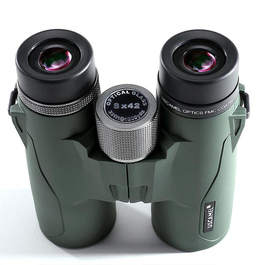 USCAMEL Binoculars 8x42 Military HD High Power Telescope Professional Hunting Outdoor,Army Green