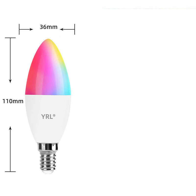 Smart WifI Led Lamp E14 RGB CW WW Led Bulb Dimmable 85-265V Voice Control Light Bulbs Alexa Google Home For Home