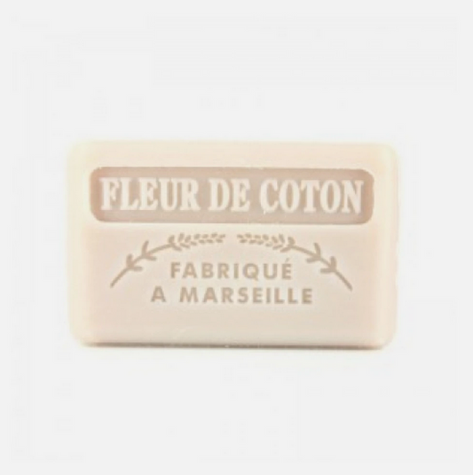 Cotton flower - Marseille soap perfumed - 125 gr