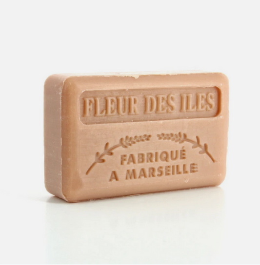 Flower of the Islands - Marseille soap scented - 125 gr