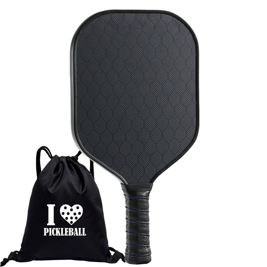 KEVLAR Carbon Fiber Pickleball Paddle, Textured Surface Polypropylene Honeycomb Inner Core Comfort Grip Racket for Women Men