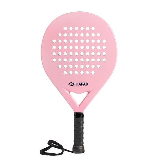 Padel Racket Carbon Fiber Frame and Soft EVA Core Well-Balanced Paddle, Padel Racket for Women Beginners