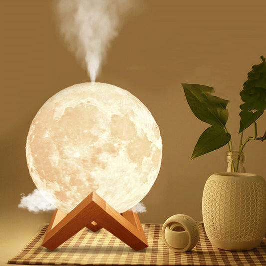 Lunar Humidifier - Night Light Bedroom Household Aromatherapy